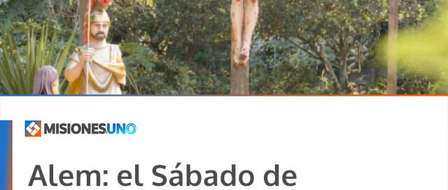 Alem: el Sábado de Gloria reunió fe, cultura y comunidad en el Parque Temático de Semana Santa